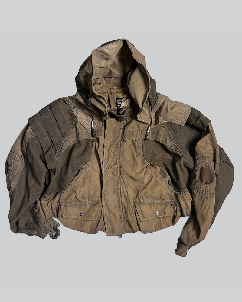 Veste Utilitaire Chic Lavée -  veste chic - Veste Utilitaire Chic Lavée en Jaune Gingembre