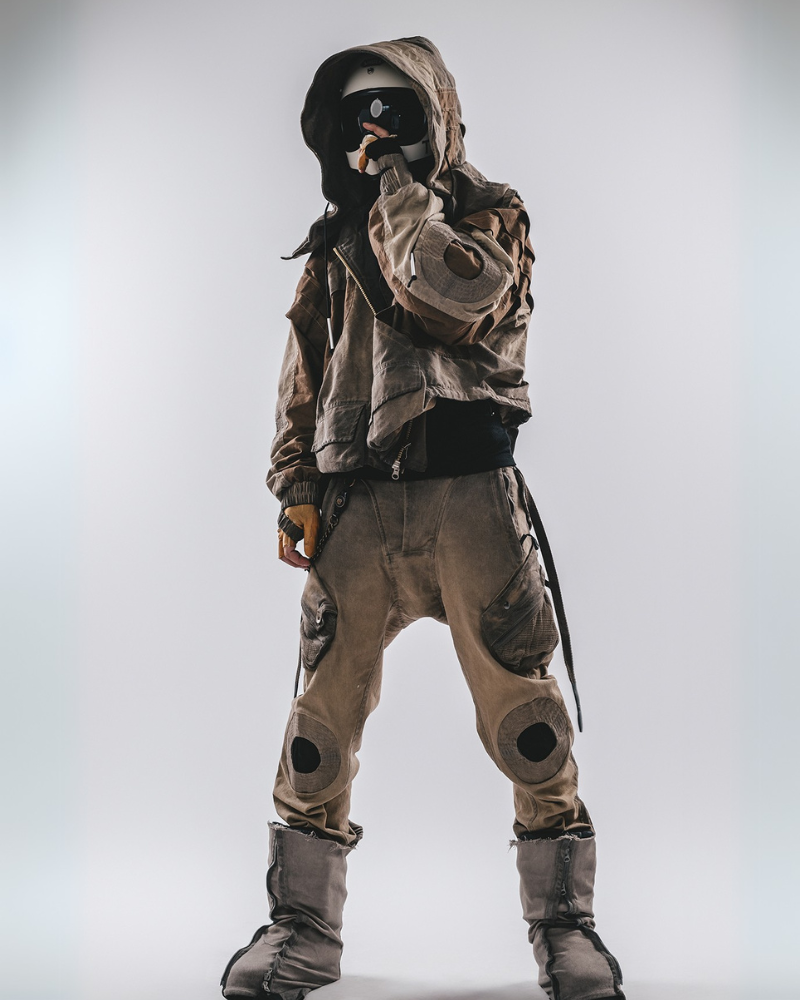 Veste Utilitaire Chic Lavée -  veste confortable - Veste Utilitaire Chic Lavée en Jaune Gingembre