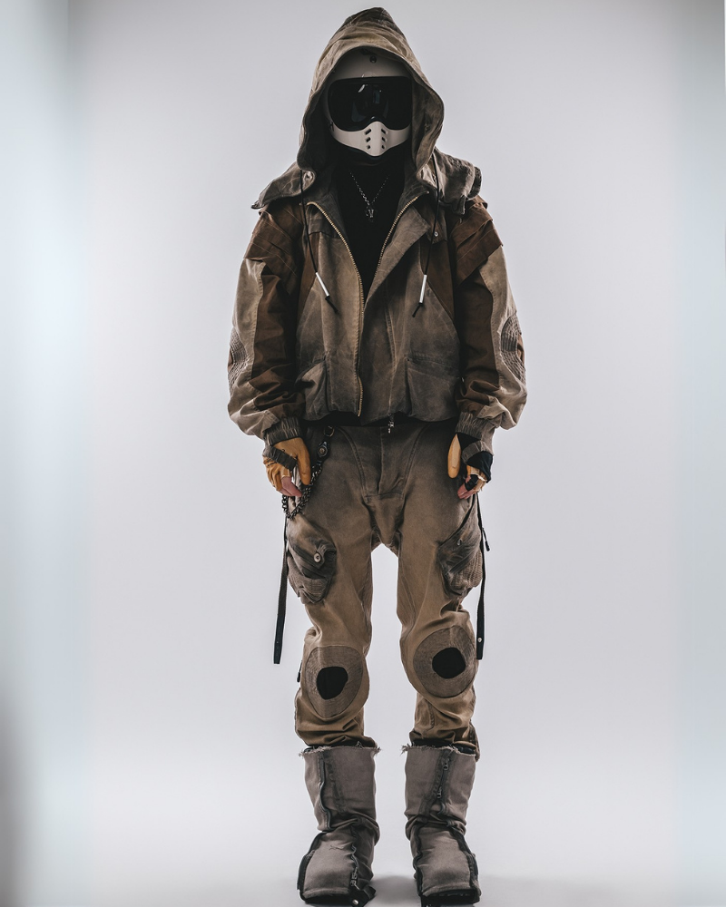 Veste Utilitaire Chic Lavée -  veste jaune - Veste Utilitaire Chic Lavée en Jaune Gingembre