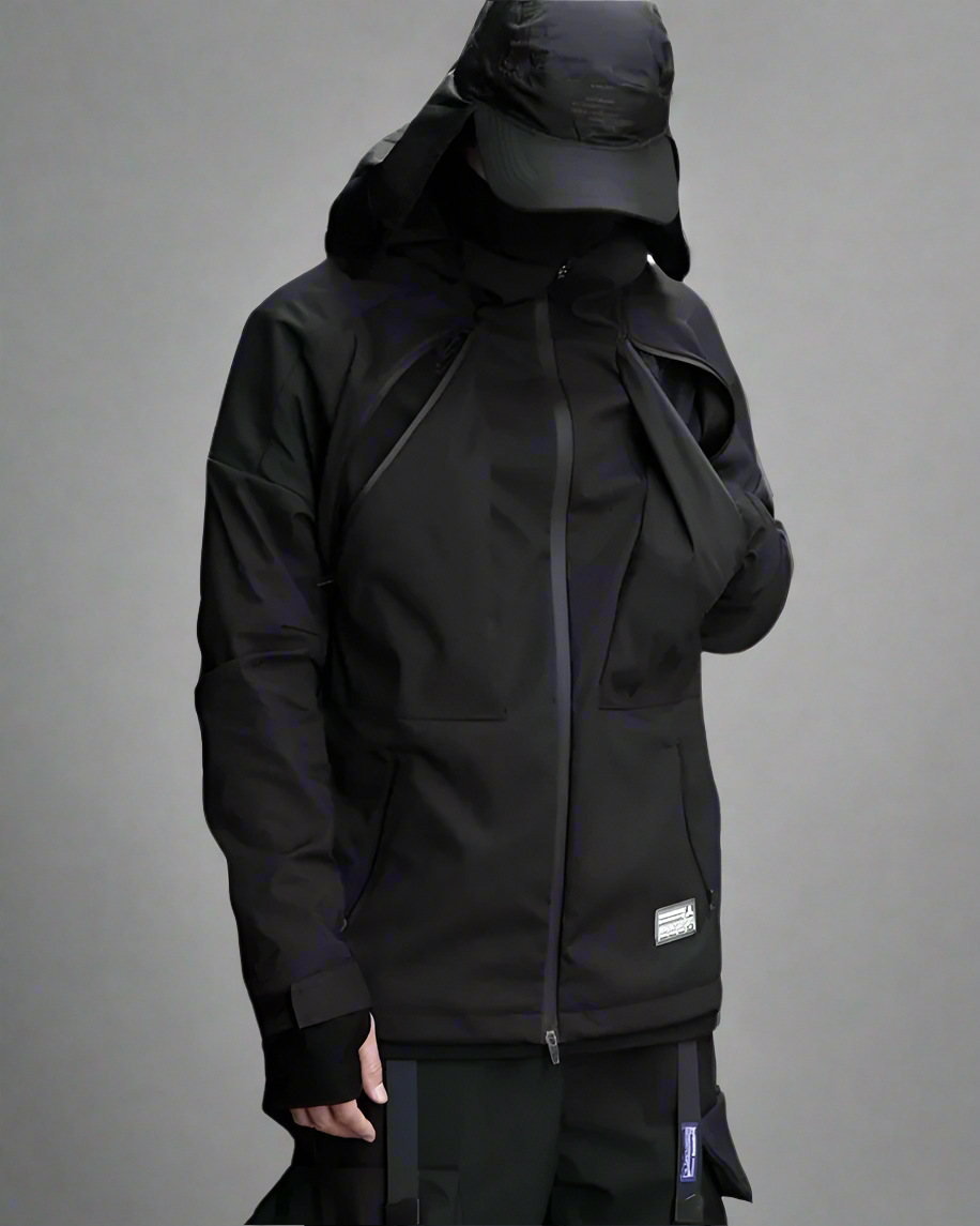 Veste Utilitaire Cyberpunk Dynamique - veste - Veste Utilitaire Cyberpunk avec Poches Multifonction