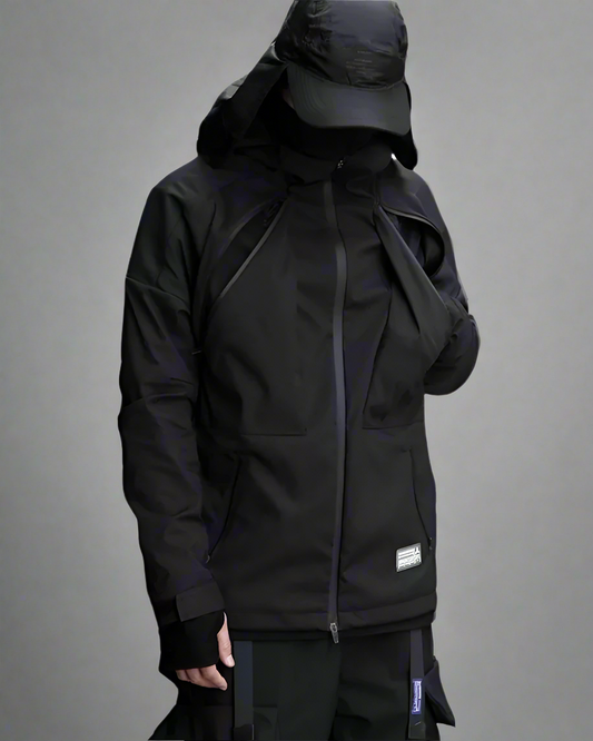 Veste Utilitaire Cyberpunk Dynamique - veste - Veste Utilitaire Cyberpunk avec Poches Multifonction