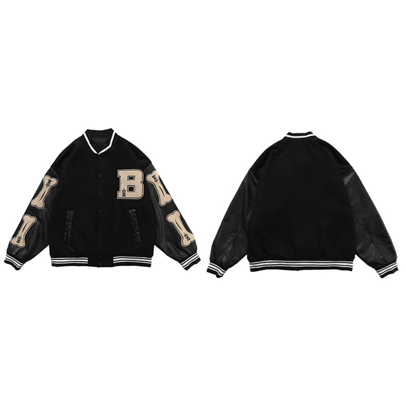 Veste Varsity Vintage -  esthétique y2k - Veste Varsity Vintage Unisexe pour le Style Streetwear