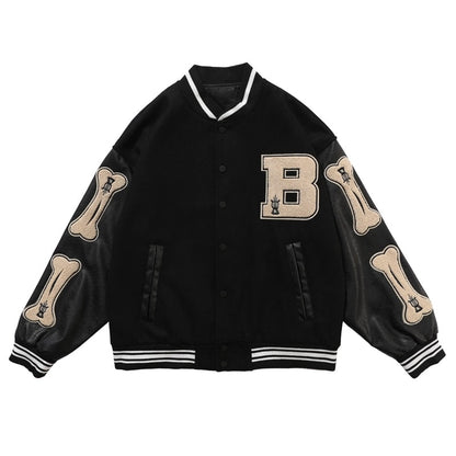 Veste Varsity Vintage -  mode moderne - Veste Varsity Vintage Unisexe pour le Style Streetwear