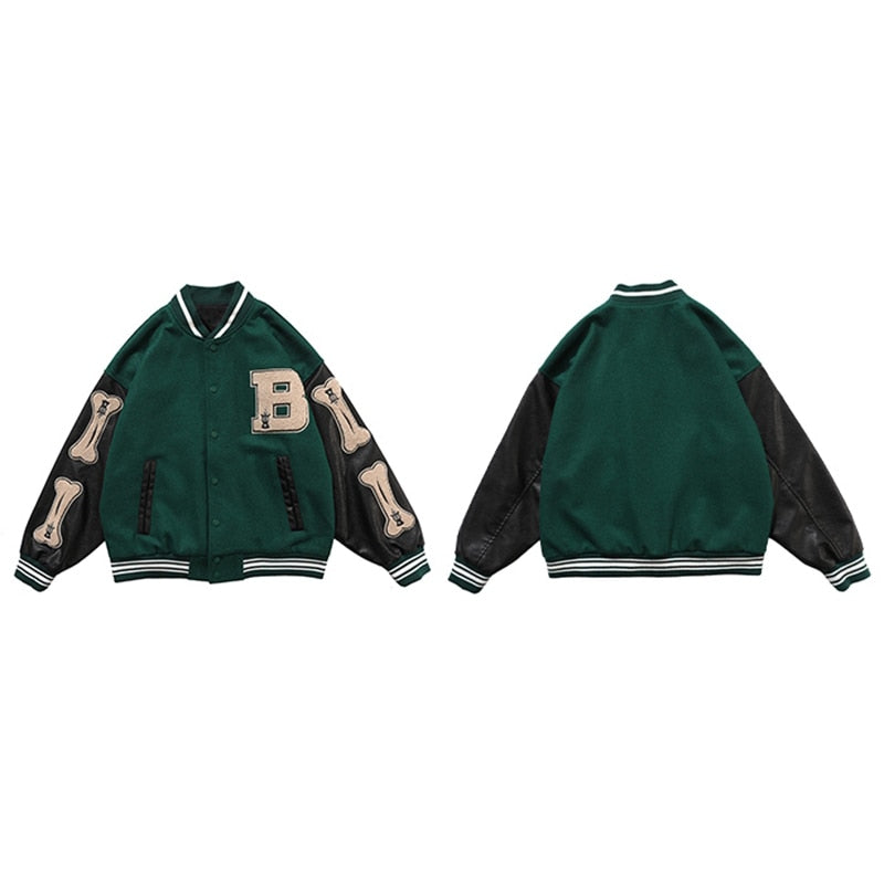 Veste Varsity Vintage -  veste vintage - Veste Varsity Vintage Unisexe pour le Style Streetwear