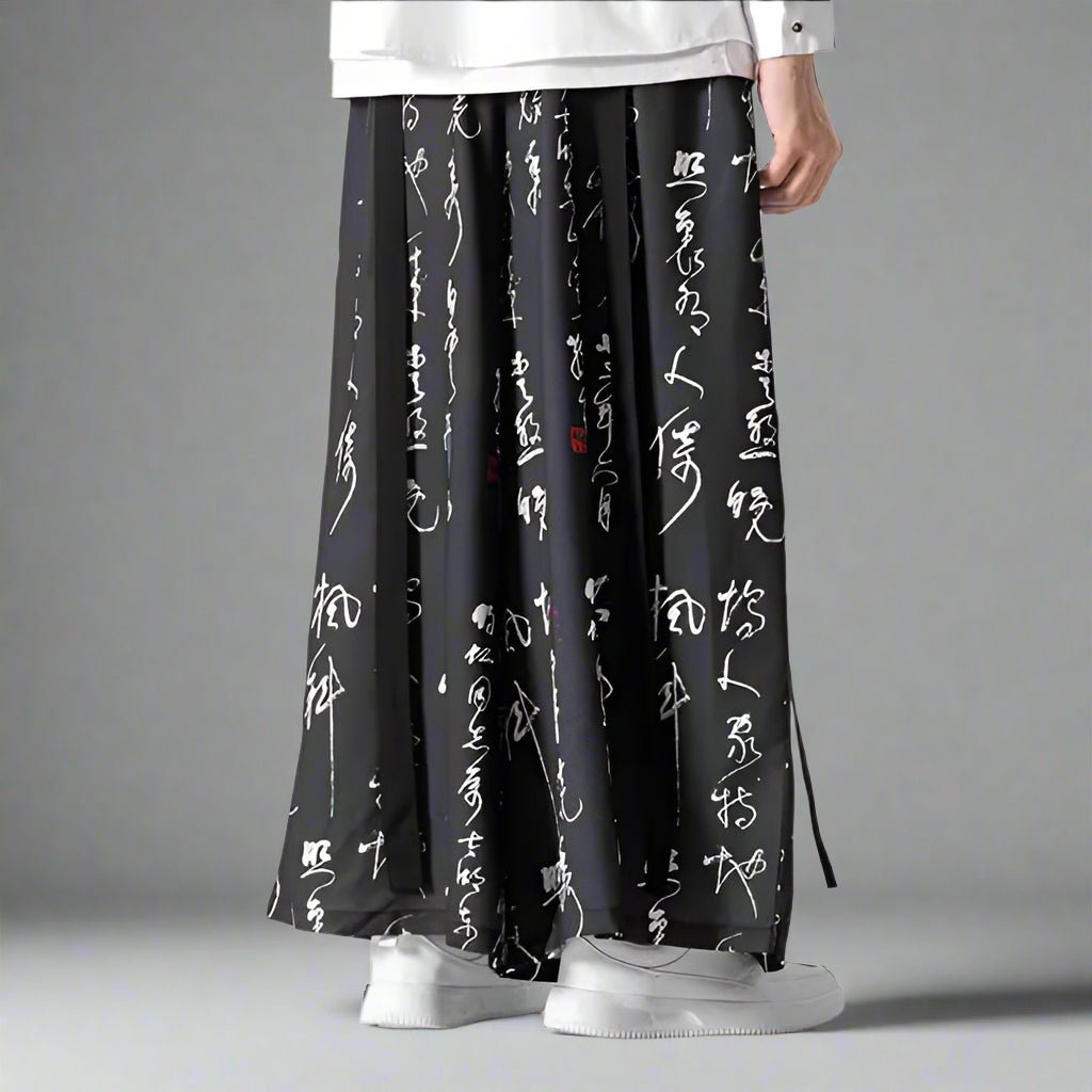 Pantalons larges vintage élégants