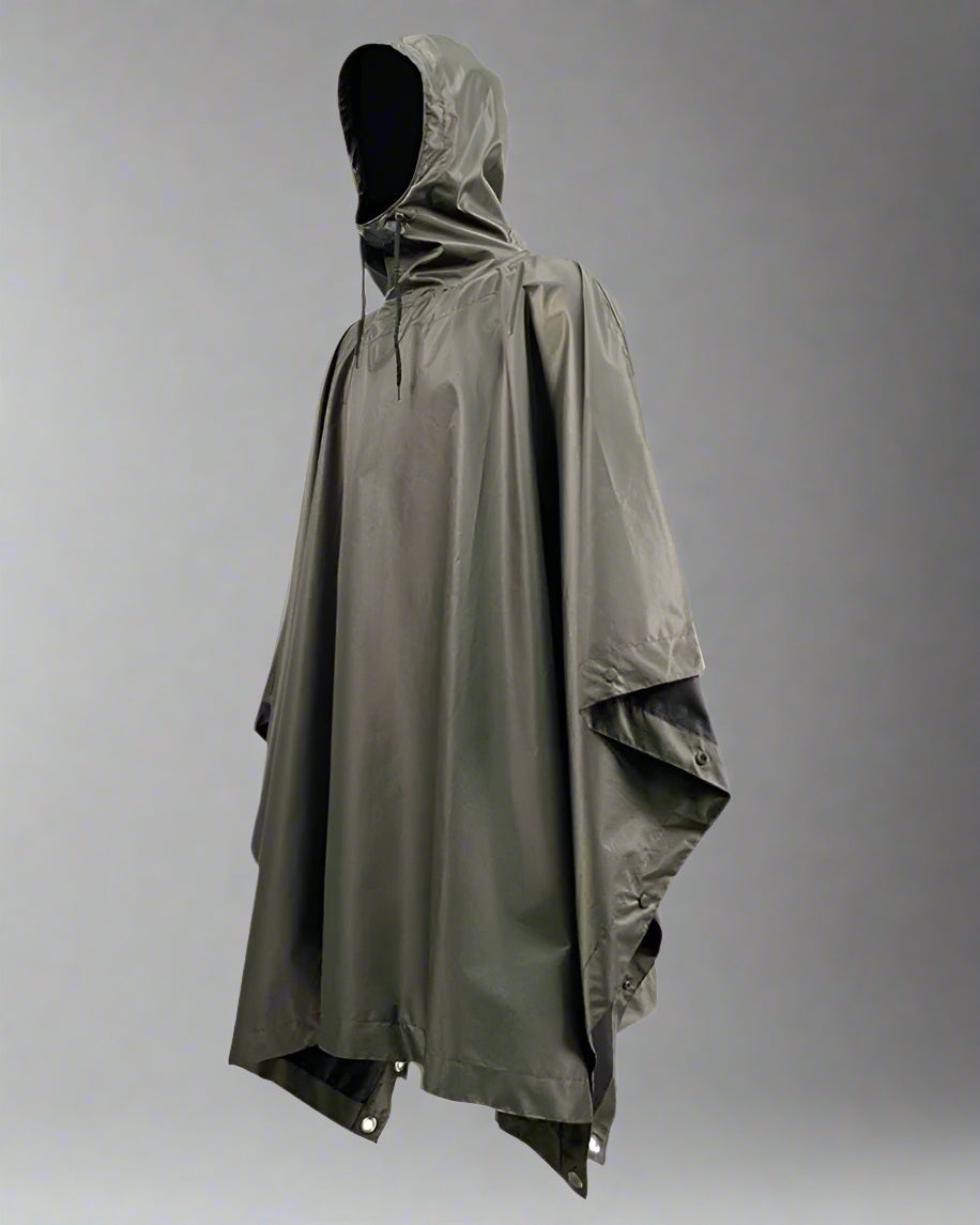 Vêtement de Pluie Ultime Toutes Saisons - poncho toutes saisons - Poncho de pluie techwear moderne pour toutes saisons