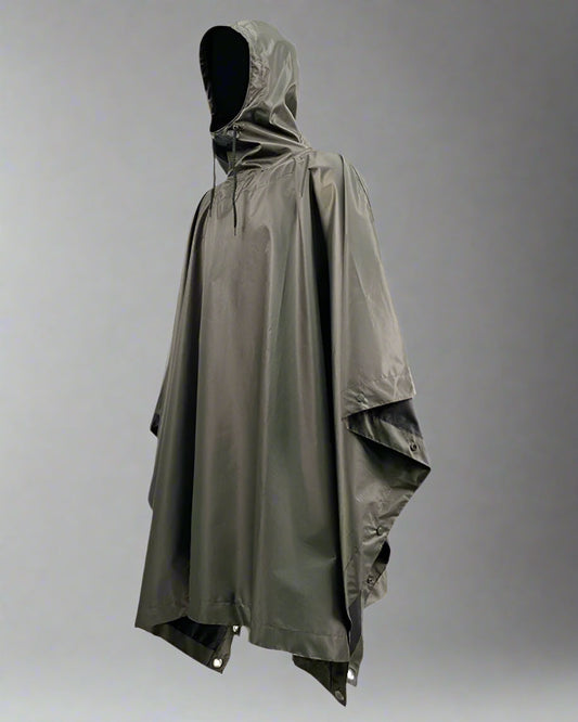 Vêtement de Pluie Ultime Toutes Saisons - poncho toutes saisons - Poncho de pluie techwear moderne pour toutes saisons