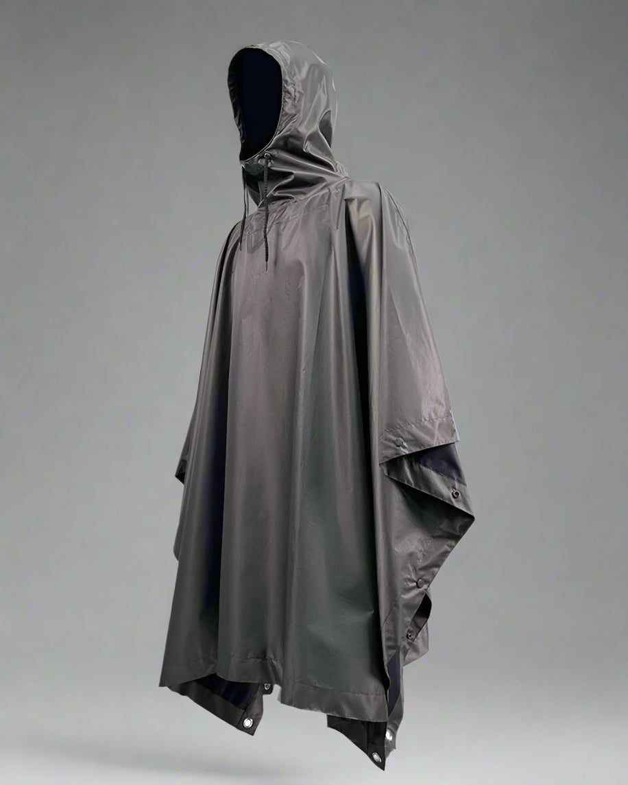 Vêtement de Pluie Ultime Toutes Saisons - vêtement de pluie - Poncho de pluie techwear moderne pour toutes saisons