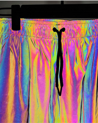 Vêtements de Sport Réfléchissants et Attrayants -  style cyberpunk - Pantalons Réfléchissants Colorés pour Festivals et Rave