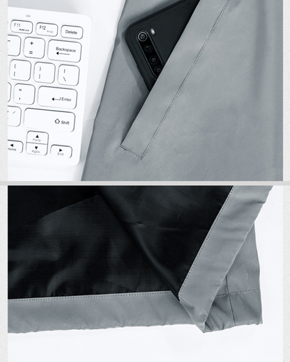 Vêtements Réfléchissants Argentés Rayonnants -  mode urbaine - Veste Techwear Réfléchissante au Style Urbain