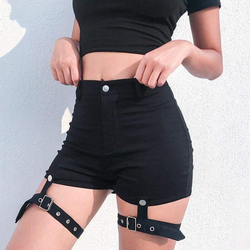 Shorts Détails Anneaux Audacieux