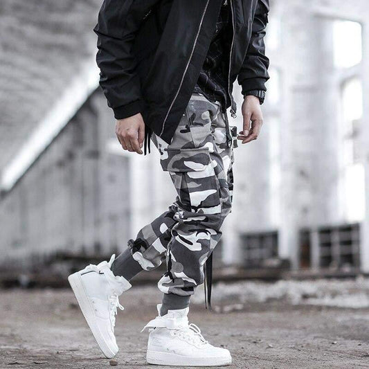 Pantalons Cargo Chic Utility en Ruban