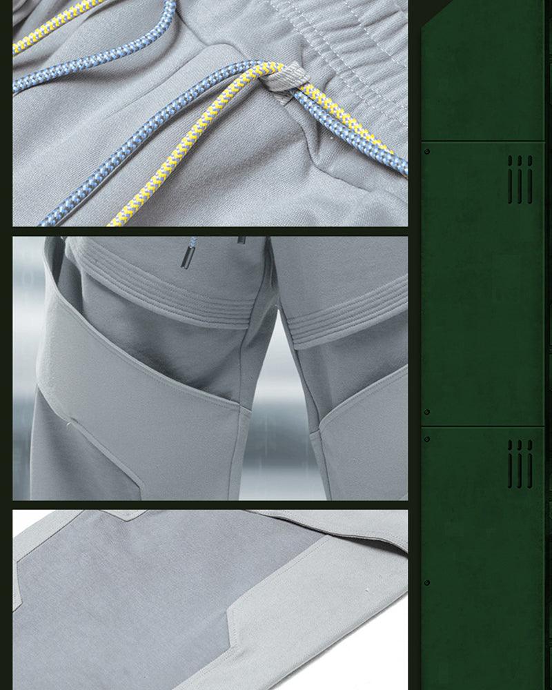 Pantalon Cyber Patchwork Futuriste