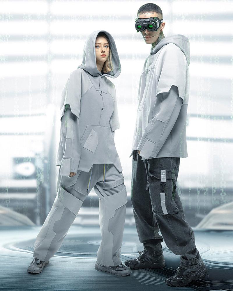 Pantalon Cyber Patchwork Futuriste