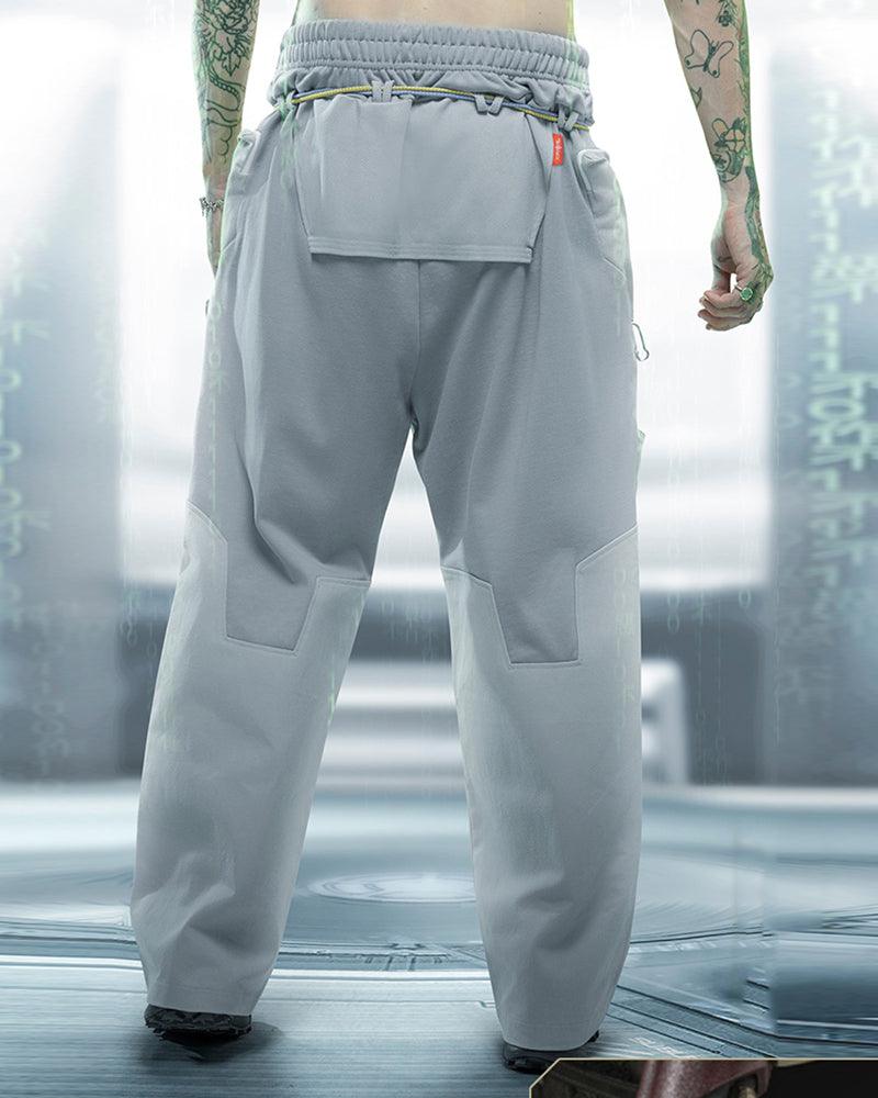 Pantalon Cyber Patchwork Futuriste
