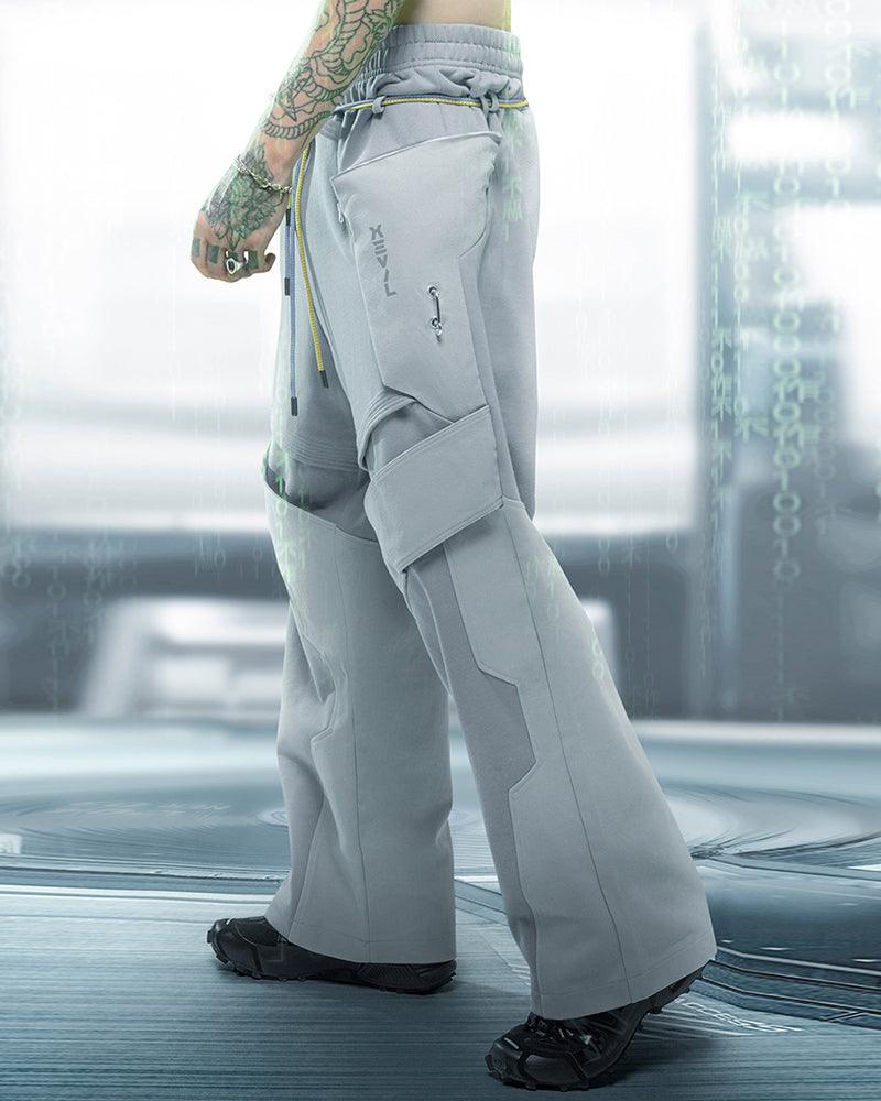Pantalon Cyber Patchwork Futuriste