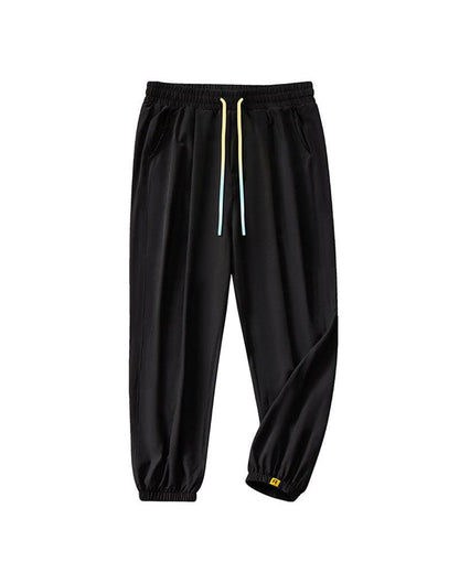 Pantalons de Jogging en Soie Luxe