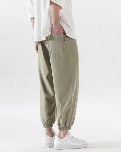 Pantalons de Jogging en Soie Luxe