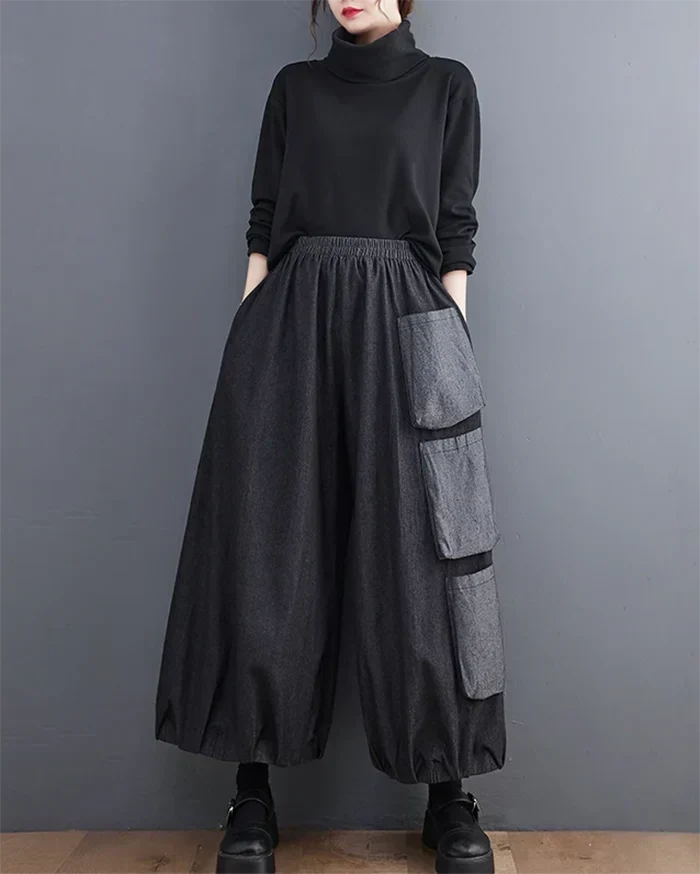 Pantalons Hakama Chic pour Femmes