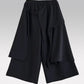 Pantalons Hakama Chic à Double Couche