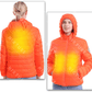 Doudoune Chauffante orange