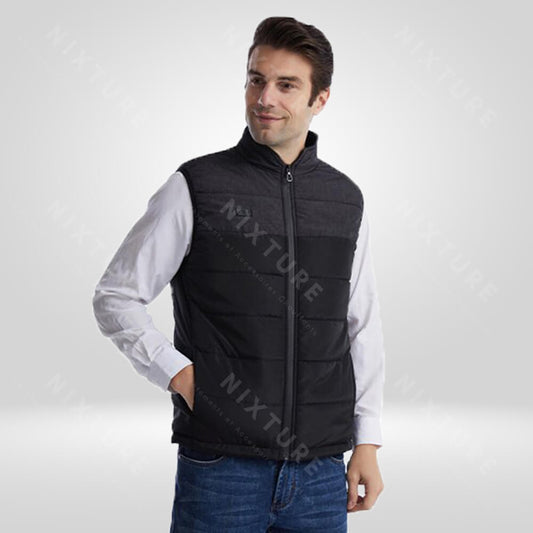 gilet chauffant grise
