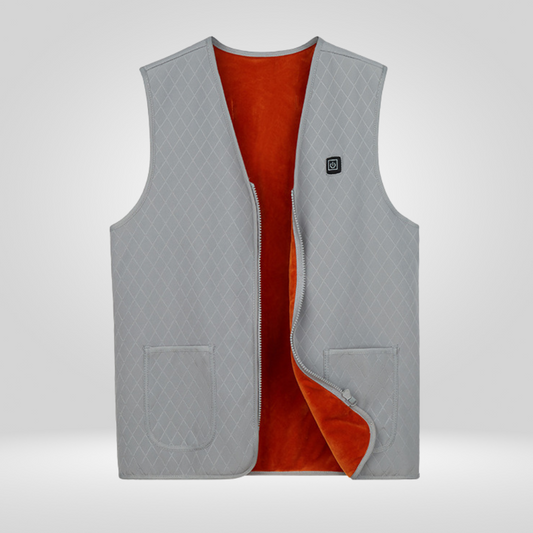 gilet chauffant grise