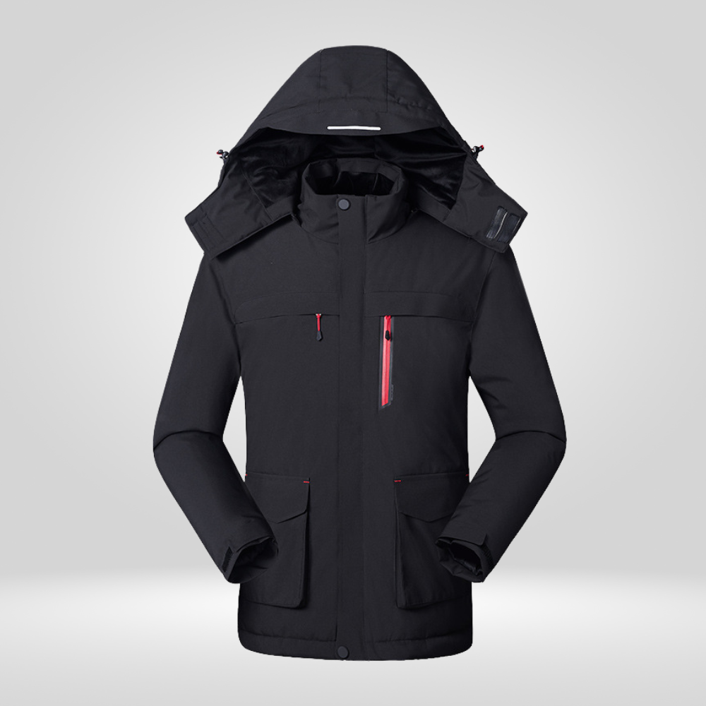 veste chauffante softshell Noire