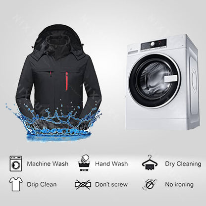 Veste chauffante imperméable lave