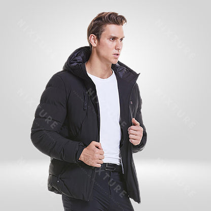 Veste chauffante electrique noir