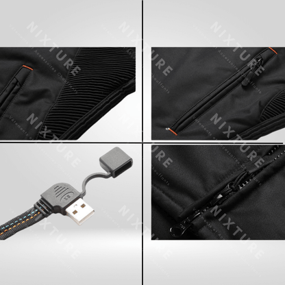 veste de moto chauffante Details