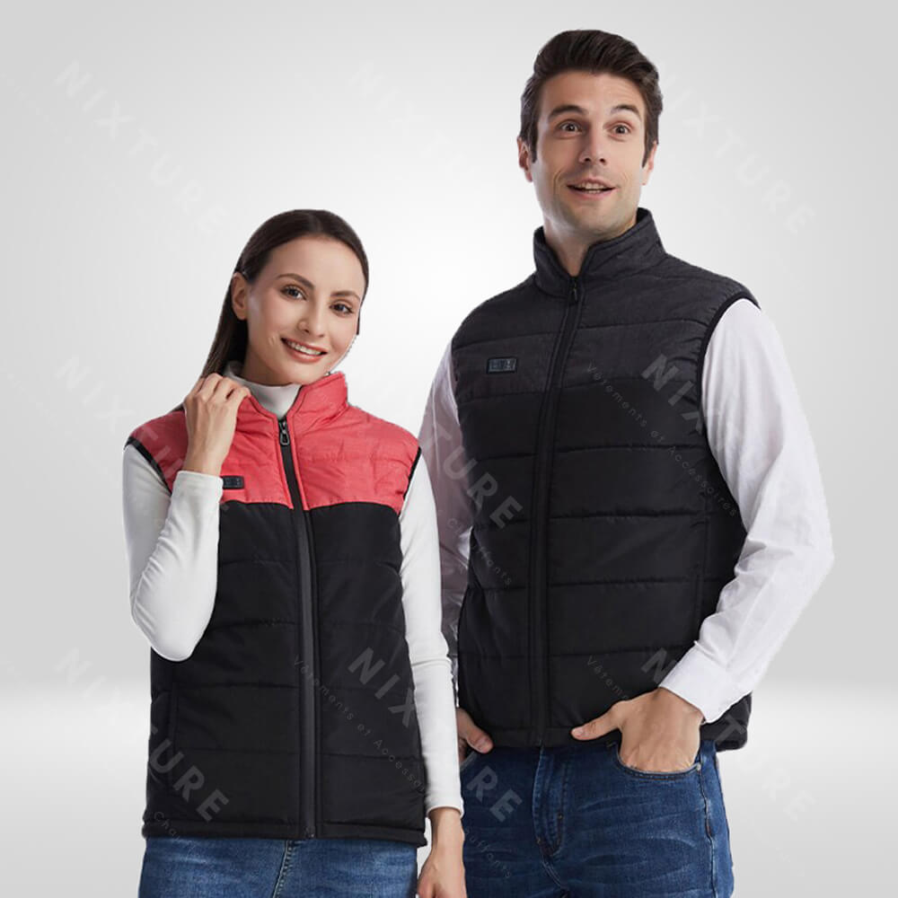 Gilet Chauffant Intelligent - Gris -  confort - Gilet chauffant intelligent gris pour un confort optimal