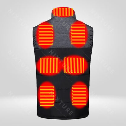 Gilet Chauffant Intelligent - Gris -  vêtement stylé - Gilet chauffant intelligent gris pour un confort optimal