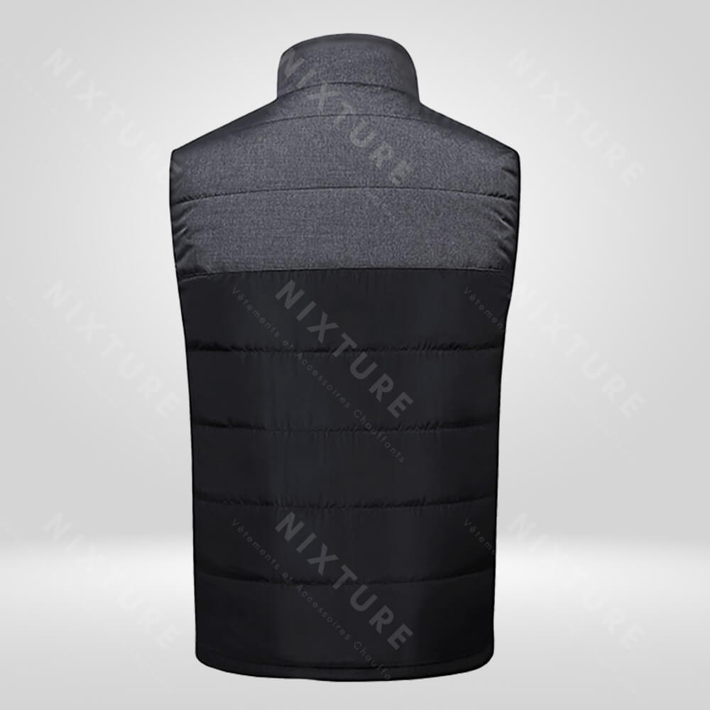 Gilet Chauffant Intelligent - Gris - gilet chauffant - Gilet chauffant intelligent gris pour un confort optimal