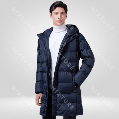 Manteau Doudoune Chauffante - Bleu -  doudoune bleue - Manteau Doudoune Chauffante Bleu pour l'hiver