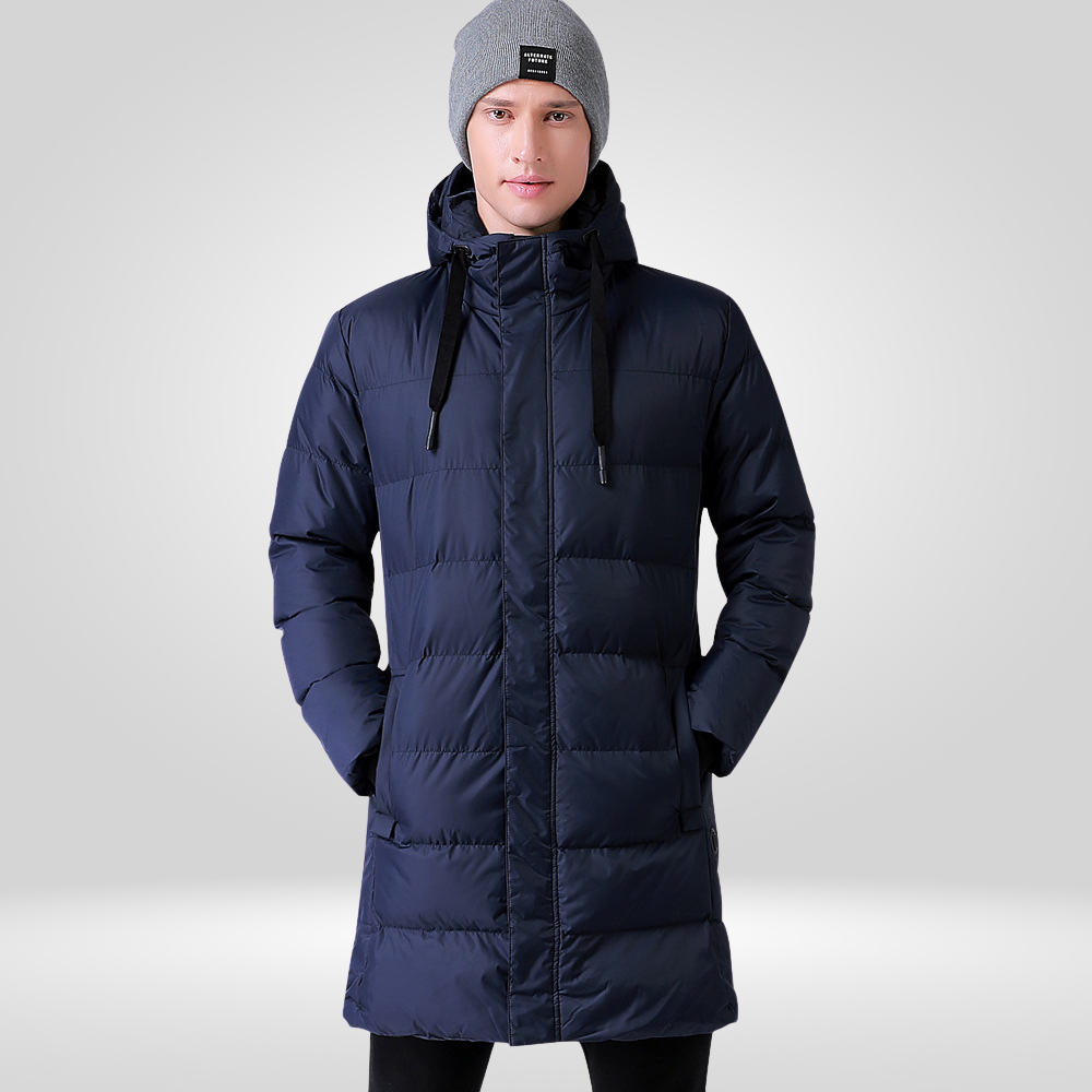Manteau Doudoune Chauffante - Bleu - manteau chauffant - Manteau Doudoune Chauffante Bleu pour l'hiver