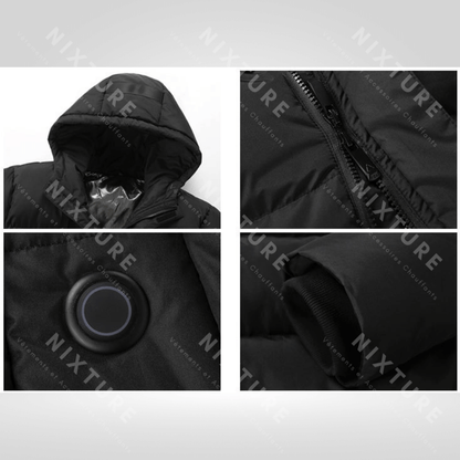 Manteau Doudoune Chauffante - Bleu -  manteau en graphène - Manteau Doudoune Chauffante Bleu pour l'hiver