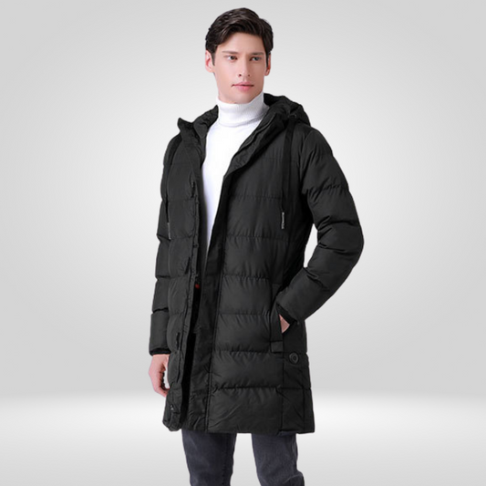 Manteau Doudoune Chauffante - Noir - manteau chauffant - Manteau Doudoune Chauffante Noir pour un Hiver Confortable
