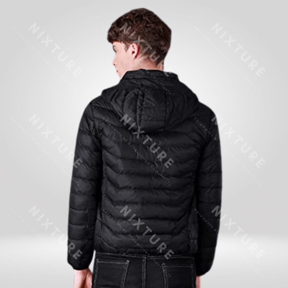 Nixture Doudoune Chauffante - Noir -  chauffante - Doudoune Chauffante Noire pour un Hiver Confortable