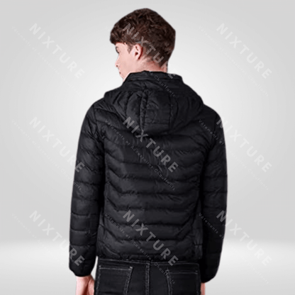 Nixture Doudoune Chauffante - Noir -  chauffante - Doudoune Chauffante Noire pour un Hiver Confortable