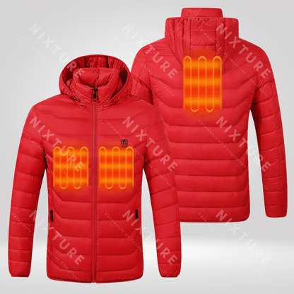 Nixture Doudoune Chauffante - Rouge -  doudoune hiver - Doudoune Chauffante Rouge Confort et Élégance