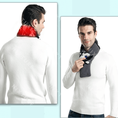 Tour de Cou Chauffant - Gris -  avantages de l'écharpe chauffante - Écharpe Chauffante Gris pour un Confort Optimal