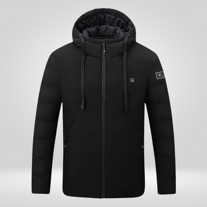 Veste chauffante électrique USB - Noir - veste chaude hiver - Veste chauffante électrique USB noire pour un confort optimal