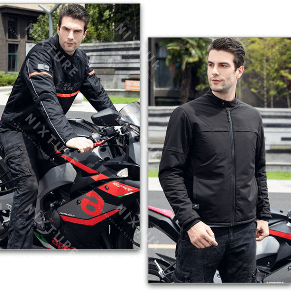 Veste de Moto Chauffante -  chauffage carbone - Veste de Moto Chauffante avec Technologie Avancée